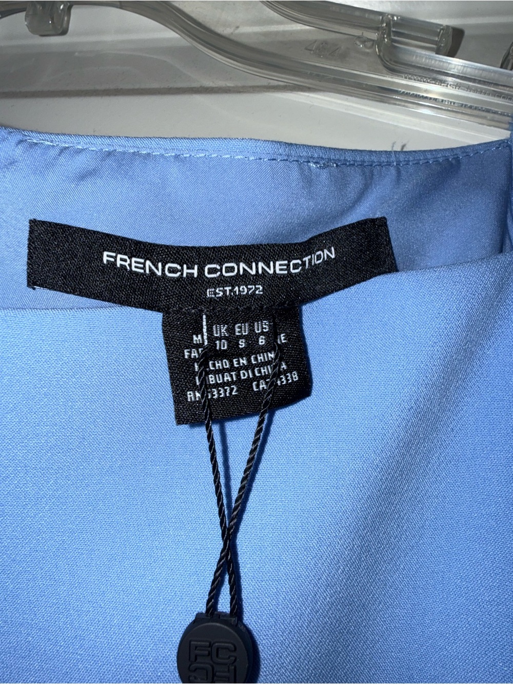 French Connection Azra Twill Square Neck Dress - Picture 5 of 10